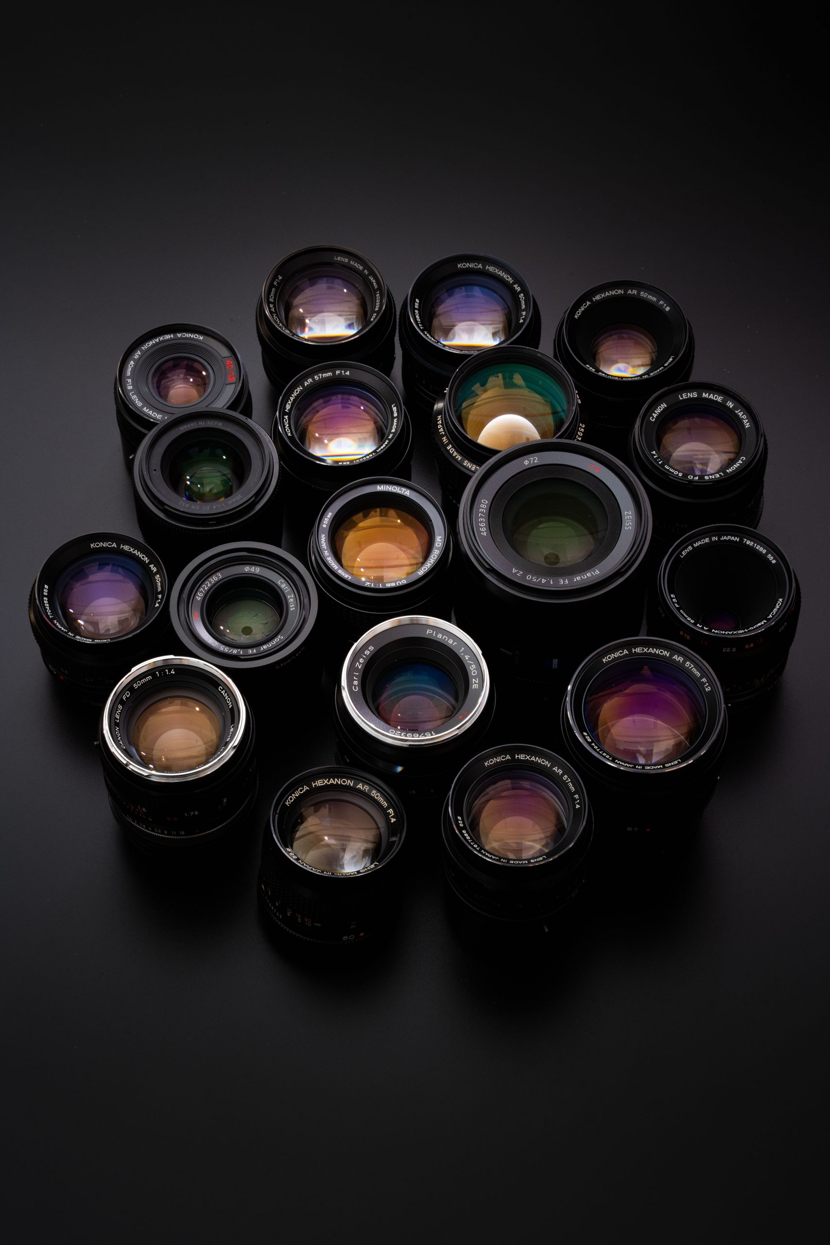 Variety of Camera Lenses - Wide Angle, Telephoto, Prime, and More